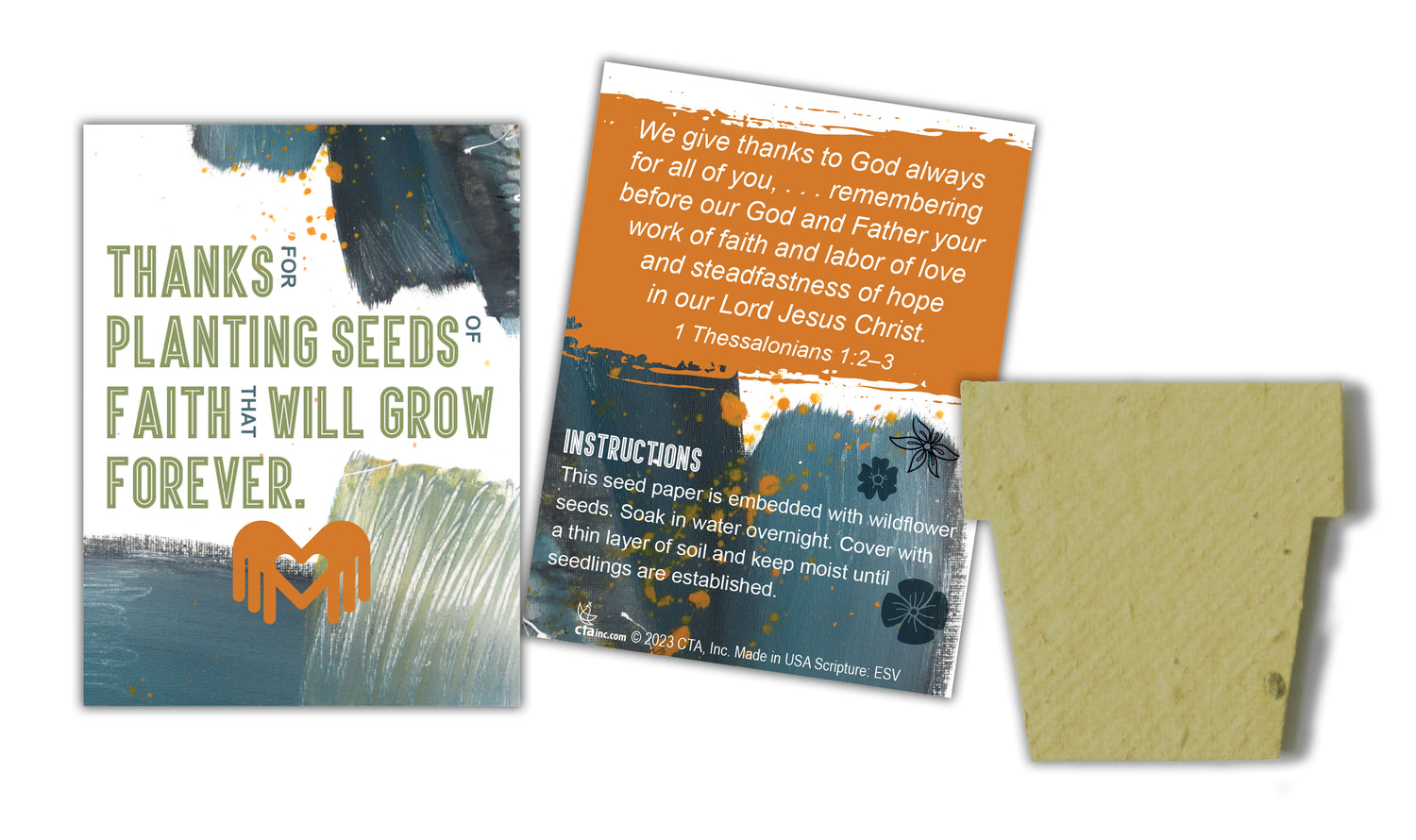 Thanks for Planting Seeds of Faith Gift Pack - Serving with a Heart like Jesus