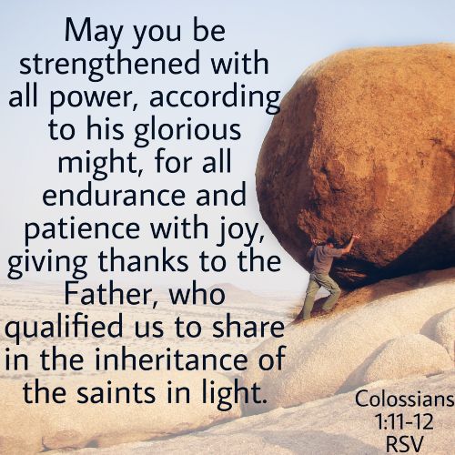 Colossians 1:11–12