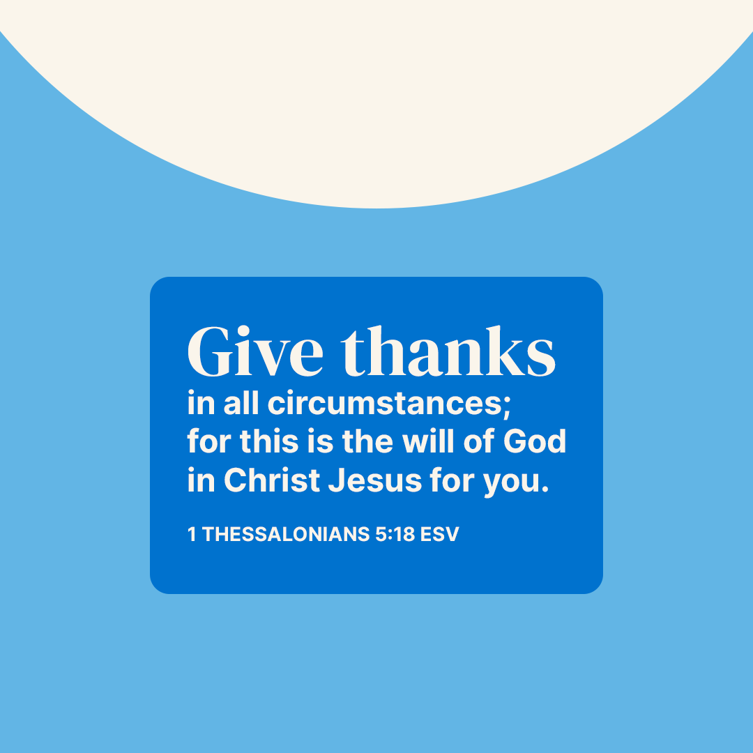 Give Thanks in All Things