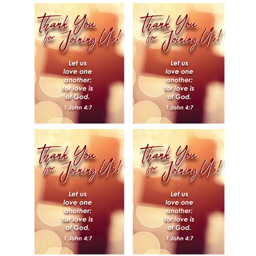 Thank You for Joining Us Contact Card