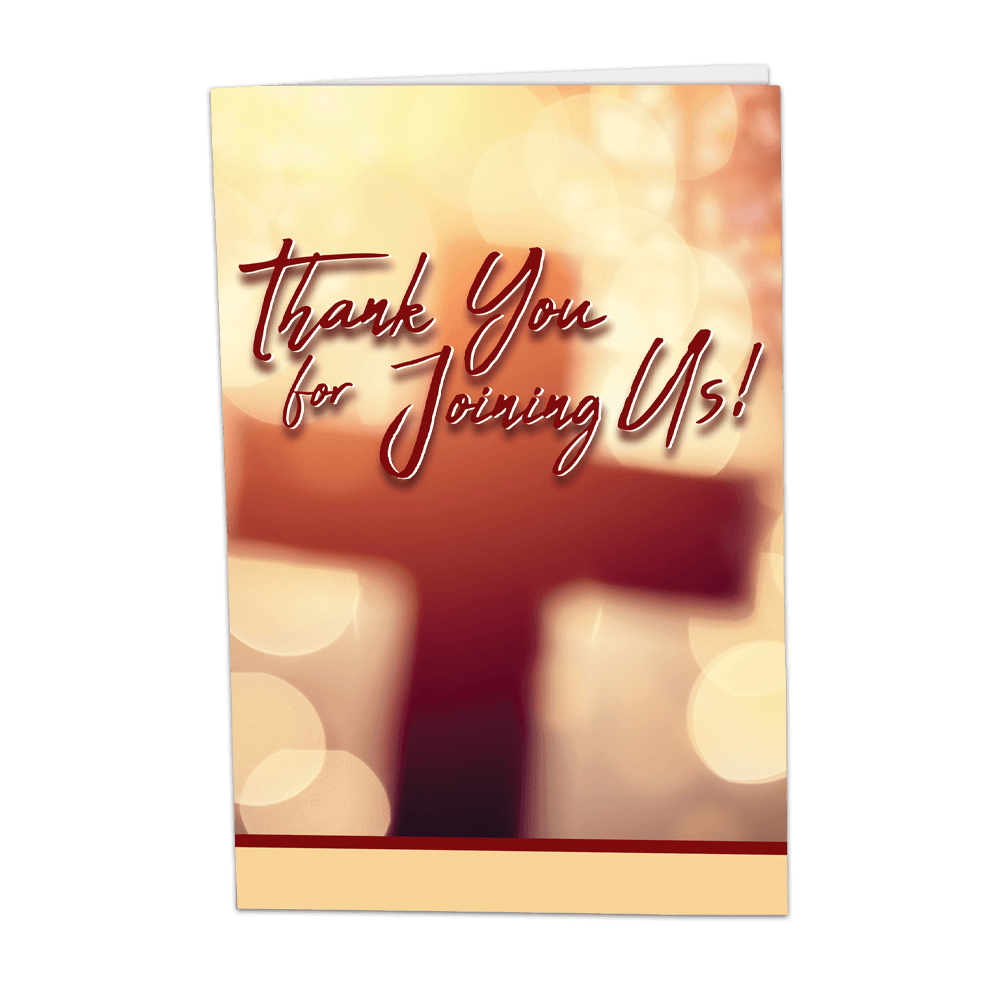 6" x 9" Community Brochure Holder - Thank You for Joining Us!