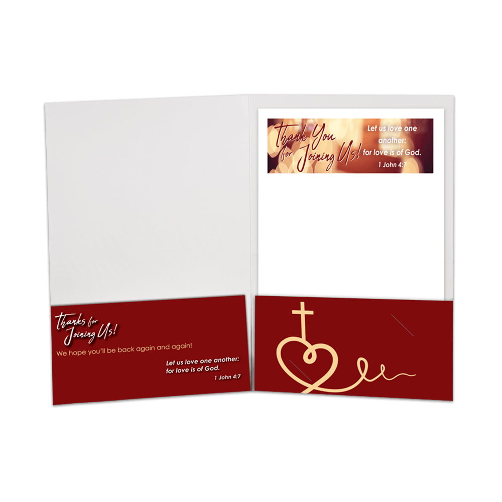 6" x 9" Community Brochure Holder - Thank You for Joining Us!