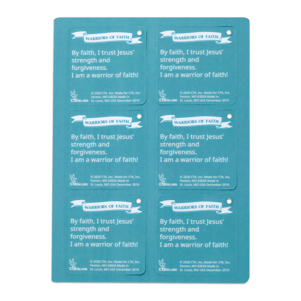 Collectible Tag of Joshua & Jericho - Warriors of Faith