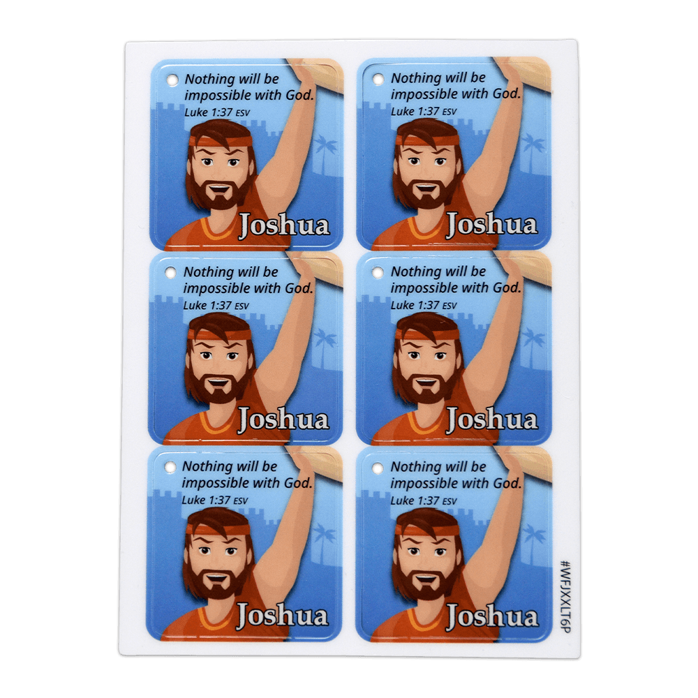 Collectible Tag of Joshua & Jericho - Warriors of Faith