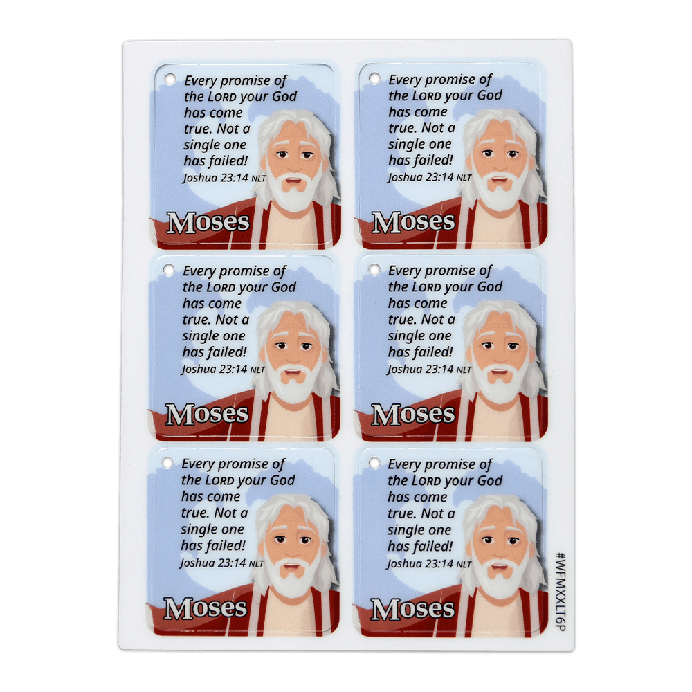 Collectible Tag of Moses & the Red Sea - Warriors of Faith