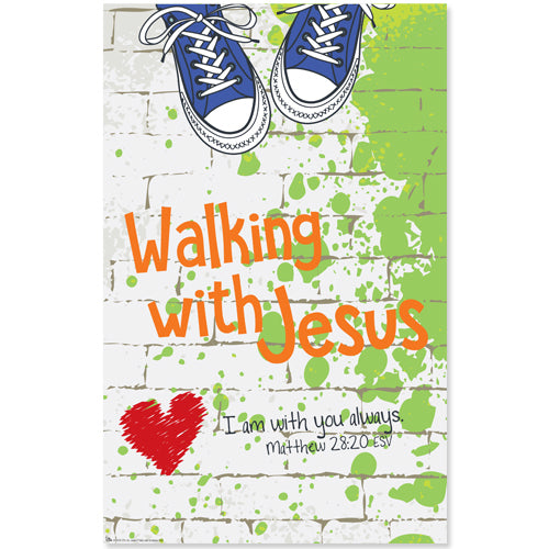 Walking with Jesus Poster 11 x 17