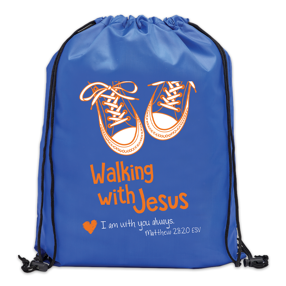 Drawstring Bag Walking with Jesus