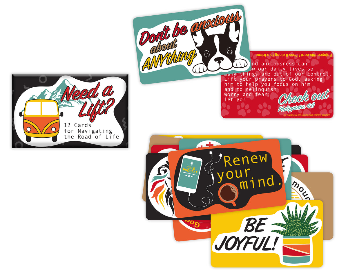 12 Sharable Pocket Encouragement Cards - Need a Lift?!